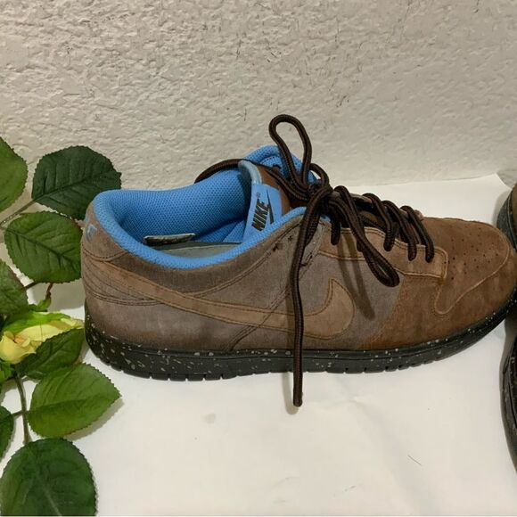 Nike Dunk Low CL Baroque Rustic Brown Blue 2007 Size 10.5 Sneakers 304714-228 - Picture 3 of 11